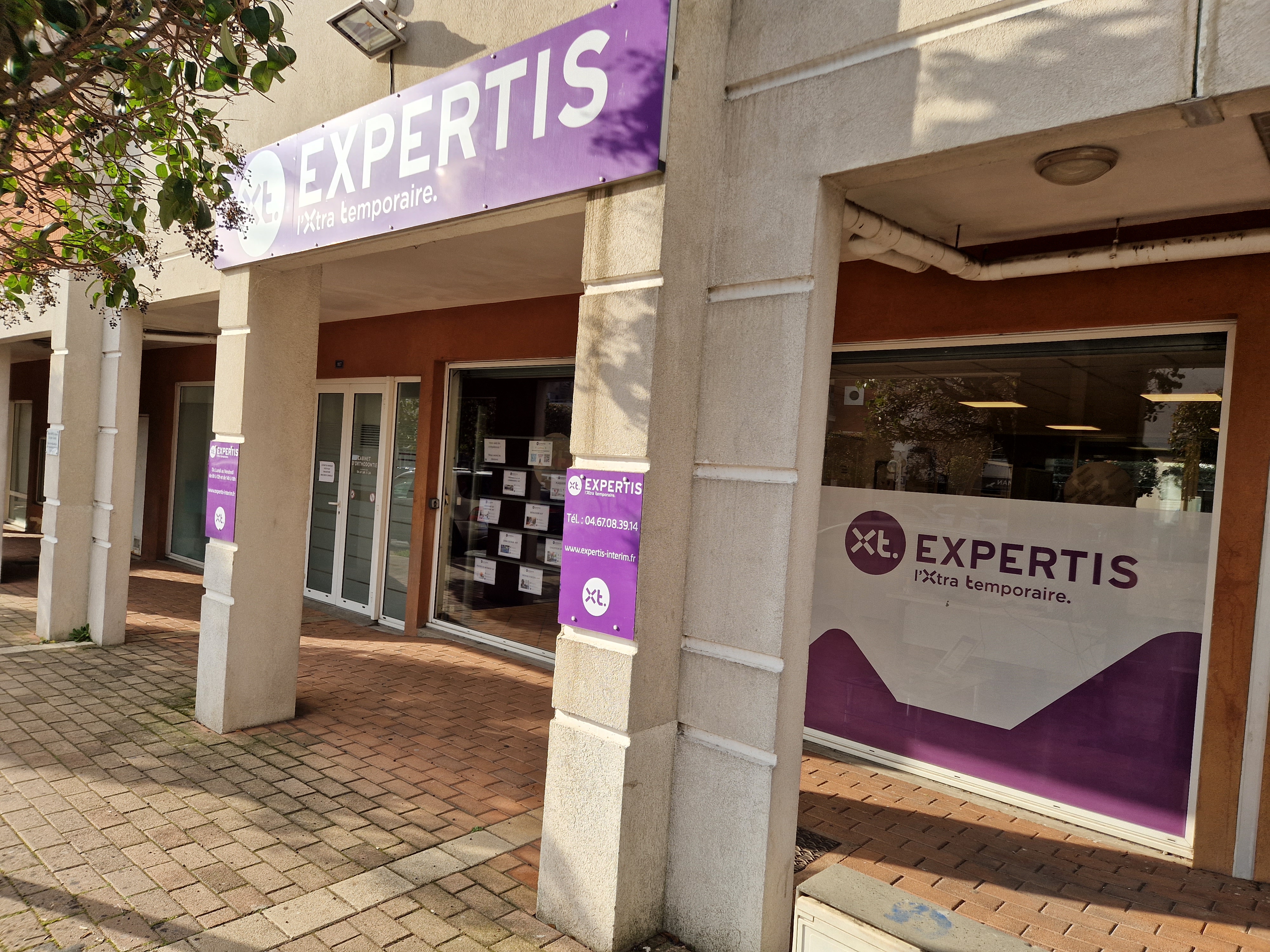 photo de l'extérieur de l'agence Expertis Intérim 